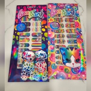 Limited Edition Orly Lisa Frank Nail Wraps Set (2)